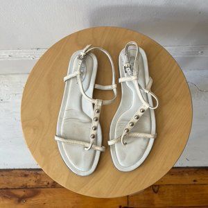 Tod's Strappy Patent Leather Sandal